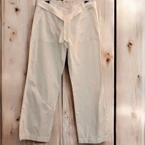 J. Crew Weathered Broken In chino women's size S white vacation